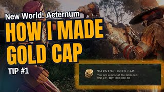 New World Aeternum How I Made Gold Cap Tip 1 [upl. by Guy]