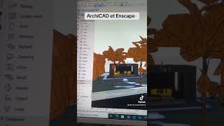 Modélisation 3D  ArchiCAD  Rendu  Enscape  archicad enscape3 [upl. by Leander]