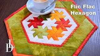 Flic Flac Hexagon  Pinwheels Triangl Patchwork [upl. by Nnaira]