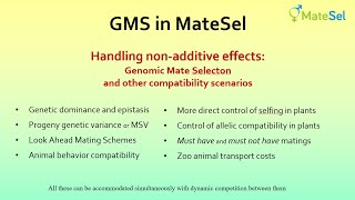 Managing nonadditive effects using the GMS facility [upl. by Introk339]