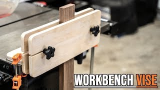 How to make a Workbench Vise  DIY MOXON VISE [upl. by Yevol]