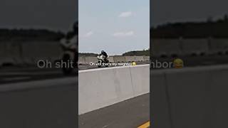 Active day on the highway today 🤣 crazy adrenaline viral bmwbikers gsxrnation gsxr [upl. by Lasky]