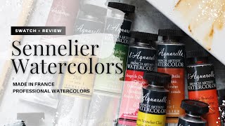 Sennelier Watercolors Made in France Professional Watercolors [upl. by Biagio370]