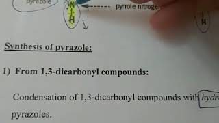 تحضير البيرازول Pyrazole Preparation [upl. by Faust]