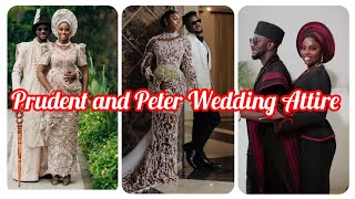 Prudent and Peter Wedding Attire fashion wedding love couple trending [upl. by Ezarra610]