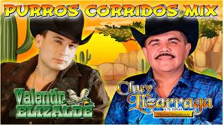 Chuy Lizarraga Vs Valentin Elizalde  Corridos Con Banda Mix Pa Pistear [upl. by Morel800]