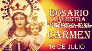 VIRGEN DEL CARMEN ROSARIO 16 de julio [upl. by Elegna949]