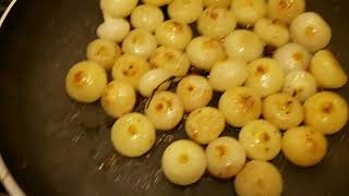 Thanksgiving Side Dishes  Glazed Cipollini Onions [upl. by Sudderth]