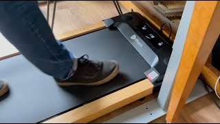 How to Adjust Misaligned Belt Lifepro Portable Treadmill [upl. by Hendrik]