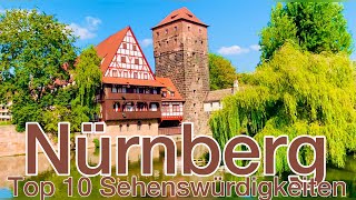 TOP 10 Sehenswürdigkeiten in Nürnberg [upl. by Nahtnaoj]