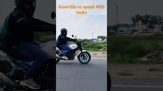 Speed 400 vs guerrilla 450speed400 guerrilla reguerrilla triumph [upl. by Suolkcin]