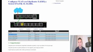 CONFIGURAR VLANS CON EDGE ROUTER Y SWITCH PARTE 2 [upl. by Lednahs]