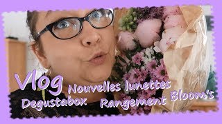 Vlog  Degustabox Nouvelles lunettes Rangement Blooms [upl. by Yelssew156]