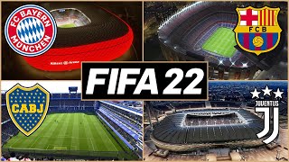 FIFA 22  NEW STADIUMS  CONFIRMED POTENTIAL amp WISHLIST [upl. by Fredelia]