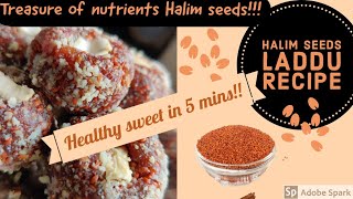 Healthy Halim seeds or Garden cress or Aliv benefitsHalim seeds laddu recipeImproves Women health👍 [upl. by Ainoloppa]