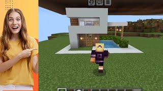 Minecraft Modern House Tutorial minecraft halny rizzial modernhouse wiederdude trending [upl. by Joshuah]