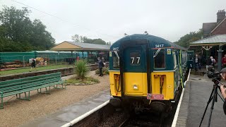 A ride on board 4 Vep Class 423417 from Sharpthorne tunnel to Kingscote [upl. by Manoop]