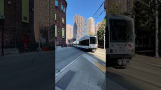 Hudson Bergen Light Rail in Downtown Jersey City [upl. by Nauqad588]