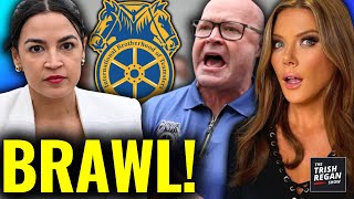 Teamsters vs AOC Major Fight Breaks Out After O’Brien RIPS AOC [upl. by Annirac355]