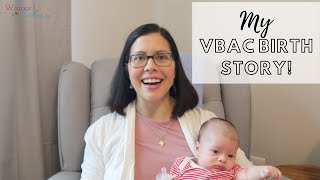 MY VBAC BIRTH STORY  Unmedicated positive birth story  VBAC natural birth [upl. by Reggi846]