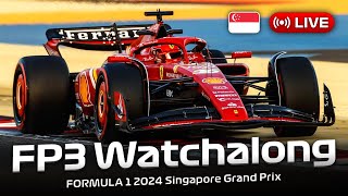 LIVE FORMULA 1 Singapore Grand Prix 2024  FP3 Watchalong  Live Timing [upl. by Minsk]