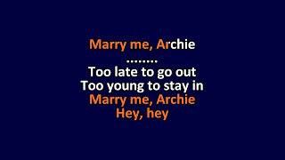 Alvvays  Archie Marry Me  Karaoke Instrumental Lyrics  ObsKure [upl. by Hpesojnhoj]