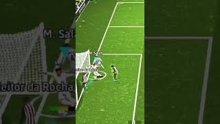 M Salah skills efootball fantasticgoal pesfootball shortvideo football supergoal soccergame [upl. by Kerrison]