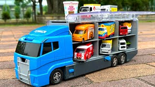 26 types of Tomica amp Blue Cleaning Convoy Unusual Cars [upl. by Tiny]