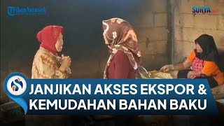 Risma Janjikan Akses Ekpor amp Kemudahan Bahan Baku Kepada Perajin Keripik Tempe Ngawi [upl. by Chrissa297]