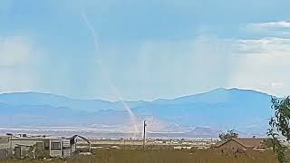 Landspout Mini Tornado  Golden Valley AZ 08312024 [upl. by Sofia]