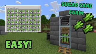 Easy sugar cane farm  Bedrock 120 [upl. by Aihsem]