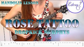 ROSE TATTOO  Mandolin Tutorial Teaser  Dropkick Murphys [upl. by Haianeb512]