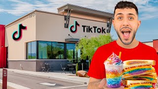 Eating at the MOST VIRAL TikTok Restaurants in my City [upl. by Atekin57]