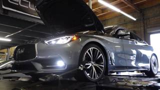 2017 Infiniti Q60 30t dyno run [upl. by Judie]