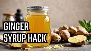 The EASIEST Way to Make Ginger Syrup Ever [upl. by Isma266]