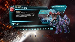 TRANSFORMERS Fall of Cybertron  Chapter XIII Till All Are One Pt III  Hard Difficulty PS4 Pro [upl. by Nepsa676]