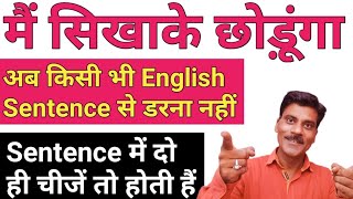 Sentence Structure सीखें  Basic English grammar  how to make Sentence in English [upl. by Sansen]