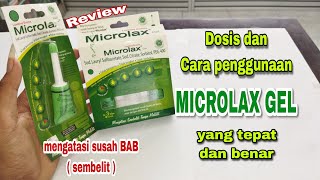 Review Microlax untuk mengatasi susah BAB atau sembelit  cara pakai microlax gel [upl. by Kline]