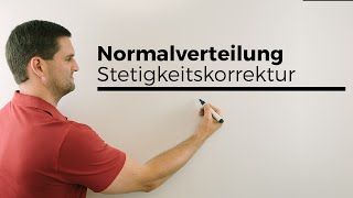 Normalverteilung  Stetigkeitskorrektur Schaubild Stochastik Statistik Mathe by Daniel Jung [upl. by Kcin2]