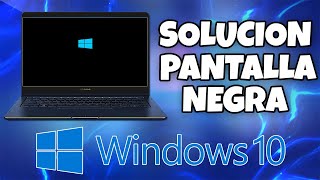 COMO SOLUCIONAR PANTALLA NEGRA DE WINDOWS 10 AL INICIAR Y COMO RESTAURAR EL ESCRITORIO DE WINDOWS 10 [upl. by Crosby]