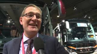 Busworld Kortrijk 2015  Daimler Buses [upl. by Otrevogir]