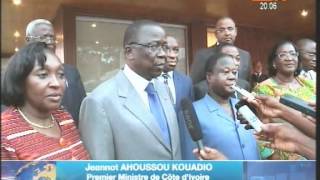 Visite de courtoisie des ministres issus du PDCI au Président henri Konan Bedié [upl. by Arabel]