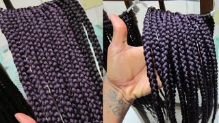 HOW TO  PRE BRAIDED BOX BRAIDS FOR INDIVIDUAL CROCHET BRAIDSWIG [upl. by Ennayrb]