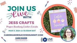 Card Maker Success Summit March 2024  Live QampA with Jess Crafts [upl. by Kauffmann589]