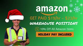 Warehouse Jobs For The Holidays [upl. by Inus848]