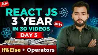 React JS Tutorial for Beginners Day 5 Conditional Rendering in React [upl. by Ahsielat]