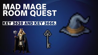 MEDIVIA Mad mage room Quest Key 3620 Key 3666 free Account [upl. by Avehsile]