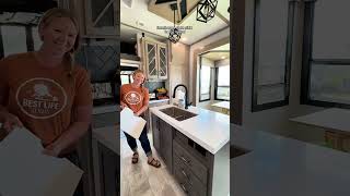 Been renovating our camper that’s almost 47ft — come take a tour 🥰 rvlife lifestyle camper [upl. by Forrester]