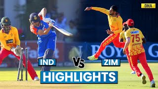 IND Vs ZIM Highlights Zimbabwe Creates History Beat India By 13 Runs I India Vs Zimbabwe Highlights [upl. by Haidebej]