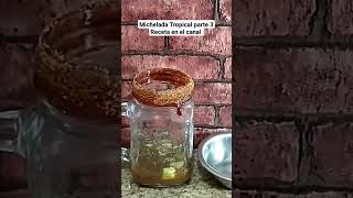 Michelada Tropical 🥭 cerveza recetas beer drink cerveza [upl. by Nipahc]